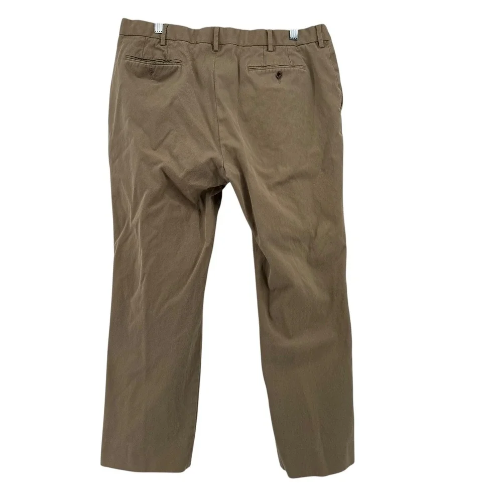 Polo‎ Ralph Lauren Mens Khaki Textured Chino Suffield Fit Pants Size 35x28.5